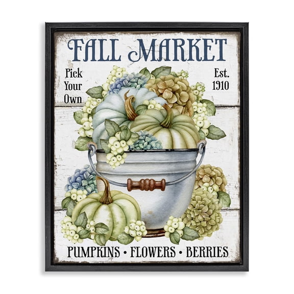Stupell Industries Cottage Black Floating Frame Canvas Art, 17 x 21, by Creatif Belle