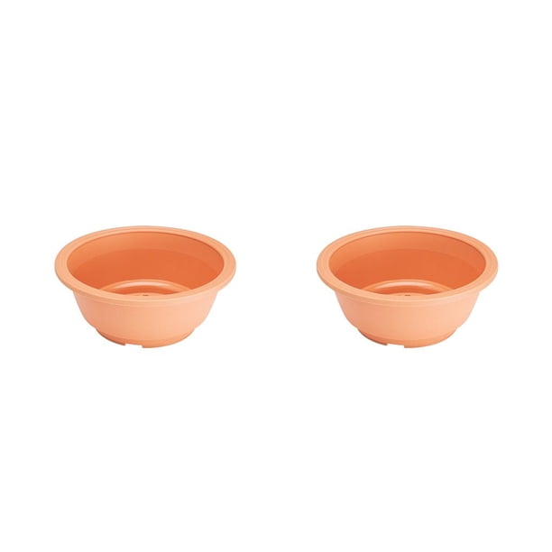 Inteprter Maceta para suculentas, bandeja para flores, borde liso, accesorio para bricolaje, para plantas, antideslizante Type3 NO3