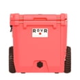 thumbnail image 2 of RovR RollR 45 Quart Wheeled Hard Cooler with Telescopic Handle (CORAL), 2 of 10