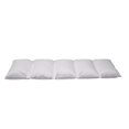 thumbnail image 2 of Anchor Floor Pillow Lounger Cover, Maritime Design Anchors and Ship Wheels on the White Background Art Print, Nap Mat Printed Fabric Case for 5 Pillows, 88" x 36", Navy Blue and Ruby, by Ambesonne, 2 of 5
