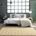 thumbnail image 6 of Junovo 7'x10'Modern Geometric Area Rug for Bedroom and Living Room, Fluffy Indoor Carpet for Family Room Decor,Beige, 6 of 7