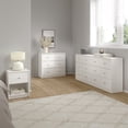 thumbnail image 5 of Tvilum Studio 4-Piece Bedroom Set, White, 5 of 6