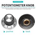 thumbnail image 2 of 4 x potentiometer Pot metal knob with 0-9 turntable for 6mm shaft knob, 2 of 5