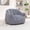 Grey, variant on Peispie Plush Lounge Chair for Adults, Cozy Fuzzy Accent Chair with Oversized Seat & Soft Sherpa Upholstery, Comfy Living Room Chair for Bedroom, Reading, Relaxing, Orange