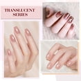 thumbnail image 4 of Set de esmaltes de uñas en gel CANNI Jelly, rosa y marrón, 6 colores, 9 ml, 4 of 6