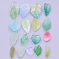 thumbnail image 4 of 30pcs High Quality Glass Leaf Beads Leaf Shaped Beads Loose Spacer Beads For Jewelry Making DIY Bracelet Earrings Accessories, 4 of 5
