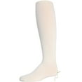 thumbnail image 4 of MeMoi Girls Silky-Smooth Opaque Lace-Up Tights with Satin Tie - Girls - Female, 2-4, Black, 4 of 4
