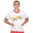 thumbnail image 3 of Roddy Piper Rowdy Hot Rod Wrestling White Adult T-Shirt Tee, 3 of 4