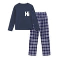 thumbnail image 4 of FYDUU Boys' Clothing Sets Boys Pajamas 2 Piece Sleepwear Long Sleeve Tops And Pants Set Soft Breathable Comfortable Loungewear Outfits,5-6 Years, 4 of 4
