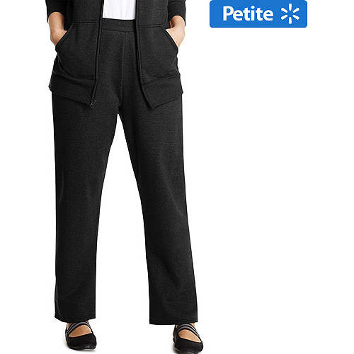 Women's Plus-Size Fleece Sweatpants, Petite - Walmart.com
