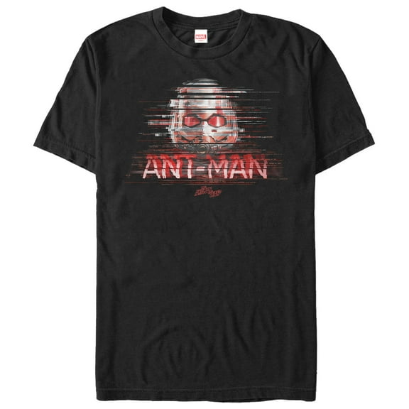 Men's Marvel Ant-Man and the Wasp Glitch  Graphic Tee Black Large