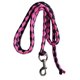 thumbnail image 4 of Cuerda de plomo para caballo con mosquetón, cuerda de cincha para caballo, cuerda de correa para caballo ecuestre 35 m rosa y negro, 4 of 9