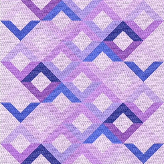 Ahgly Company Machine Washable Indoor Square Transitional Blossom Pink Area Rugs, 8' Square