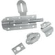 thumbnail image 3 of Pestillo de puerta exterior con cierre de candado, pestillo de puerta corrediza de acero inoxidable de 135 mm, cerradura de puerta de pestillo pequeño con tornillos para almacén, garaje, puerta de gr, 3 of 5