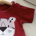 thumbnail image 4 of Toddler Boy First Day of School Outfit Short Sleeve Tops and Shorts Set Back to School Clothes 6-12 Months 12-24 Months 2t 3t 4t 5t 6t 7t 8t 9t Children 6-7 Years, 4 of 7