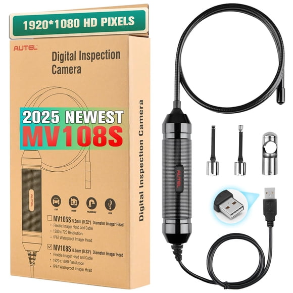 Cámara de inspección digital Autel MaxiVideo MV108S 1920P HD
