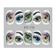 thumbnail image 4 of Watermark Nail Sticker Tatoos Halloween Colorful Eyes Skull 3D nail art Eye Element Nail Wraps DIY Manicure Sticker, 4 of 7