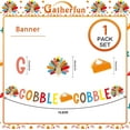 thumbnail image 2 of Gobble Gobble Turkey Thanksgiving Banner - Essential Thanksgiving Party Supplies for Unforgettable Thanksgiving Party Decorations, 2 of 7