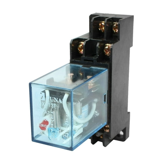 Unique Bargains JQX-13F 110/120VAC Coil DPDT 8 Pins Electromagnetic Power Relay w DYF08A Socket