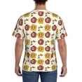thumbnail image 2 of Naloa Sunflowers And Skull Men's T-Shirt Sport T-shirt Men's Basic Tee Casual Men's Shirt, Round Neck, Short Sleeves - XX-Large, 2 of 5