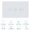 White, variant on YAHHU 3-Gang Smart WIFI Wireless Touch Switch Panel, Remote APP & Voice Control Compatible, Elegant Tempered Glass Wall Switch, White Finish (5.51 inches / 14.00 cm), Neutral Required