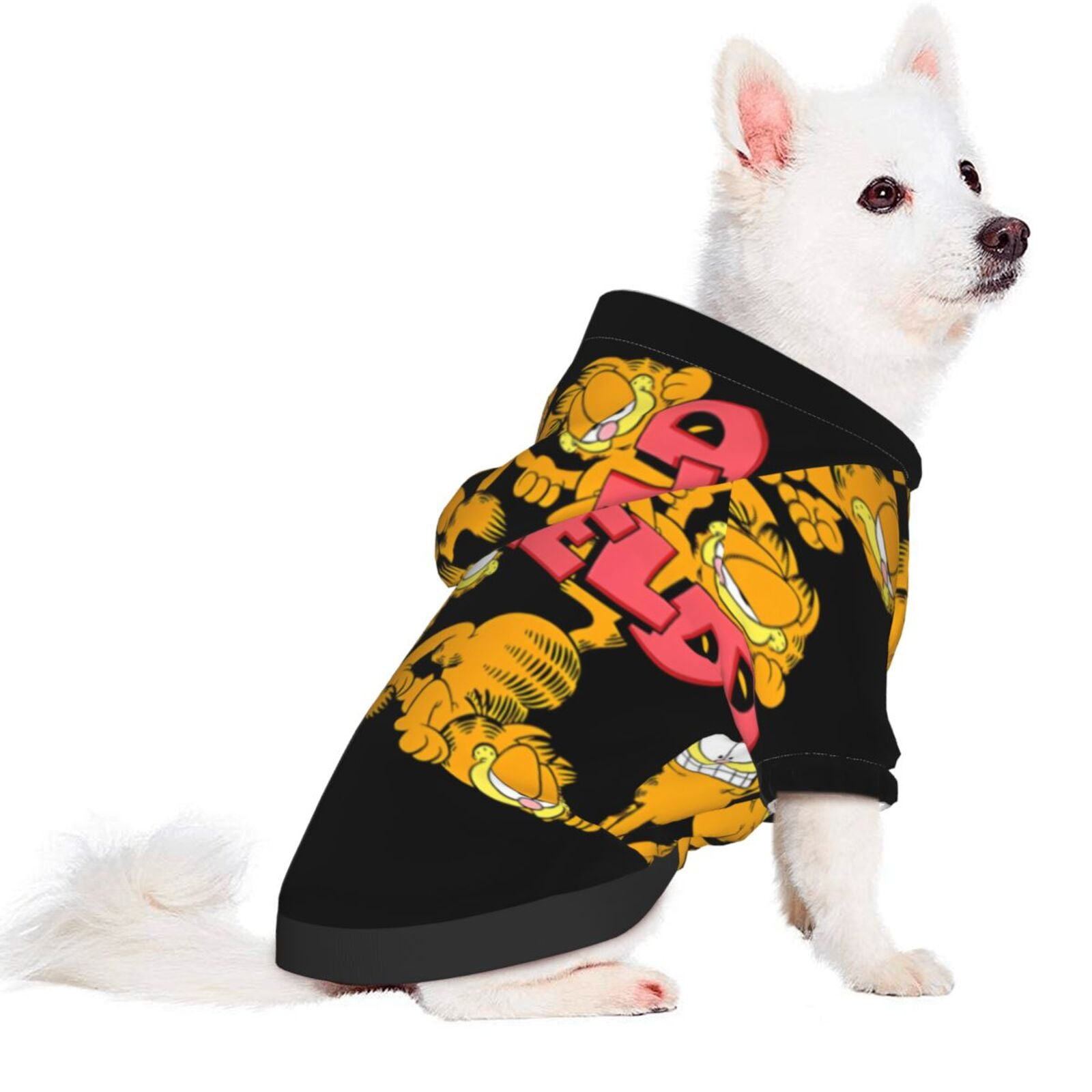 Garfield Pet Dog Costume Hoodie Sweatshirt for Fall and Winter Cozy Pet Clothes for Outdoor Activities Walmart