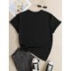 thumbnail image 2 of Valentine's Day Cupid & Heart Print T-Shirt - 100% Cotton, Comfortable Crew Neck, Short Sleeve CasuaCamisetas para mujer, lindas camisetas con estampado gráfico, de manga corta, estilo casual, para ve, 2 of 7