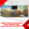 thumbnail image 3 of Cámara Seguridad IP Wifi Exterior Video 2K Doble Lente 180°, 3 of 9