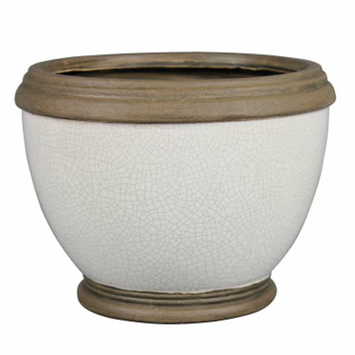 ATT SOUTHERN INC CRM-030741 8" White Espl Urn Planter by ATT SOUTHERN INC