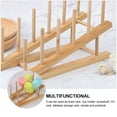 thumbnail image 2 of escurridor de platos multifuncional para cocina (color madera), 2 of 6