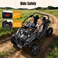 thumbnail image 3 of Wisairt 12V Ride on Toys Ride on Cars with Remote Control, Electric Car for Kids, Power Car Wheels, UTV w/ 4 Motors, Music, Lights, 3 Speeds, 3 of 5