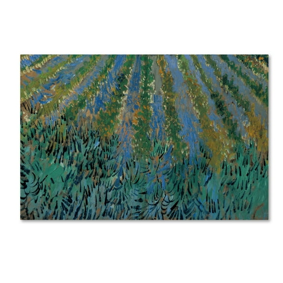 Trademark Fine Art 'Lavender at Saintes-Maries' Canvas Art by Vincent van Gogh