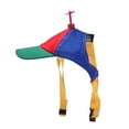thumbnail image 2 of Dog Hats with Funny Propeller, Size and Rope Double Adjustment Pet Hats for Small Middle and Large Dog (Iridescent), 2 of 3