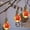 Red, variant on EazyTech Clear Glowing Hydrangea Balls Chandelier Ornament for Christmas Decor, Energy-Saving LED Light for Home, Bar, Restaurant, Mall, Party, Event Decoration 1PC