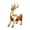 Standing Golden, variant on yotijay Cartoon Deer Statue Art Craft Ornament Desk Storage Tray Modern Resin Decorative Standing Blue