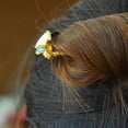 thumbnail image 3 of MEIBUTYUP Chinese Hair Chopsticks with Golden Flower Design Hair Bun Stick for Special Occasions and Parties, 3 of 7