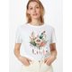 thumbnail image 1 of Flirty Flower & Feather Print Womens T-Shirt - Stylish Short Sleeve Crew Neck for Spring & Summer - Lightweight, Breathable, Fashion-Forward Clothing Tee For Adult, Men, Women, Teen, Teenager, Adoles, 1 of 7