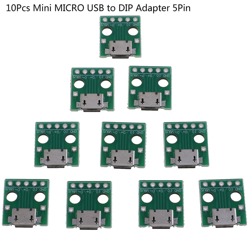 Micro Mini USB DIP Adapter Converter PCB Breakout Board Module Male Female 