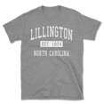 thumbnail image 1 of Lillington North Carolina Classic Established Men's Cotton T-Shirt, 1 of 1