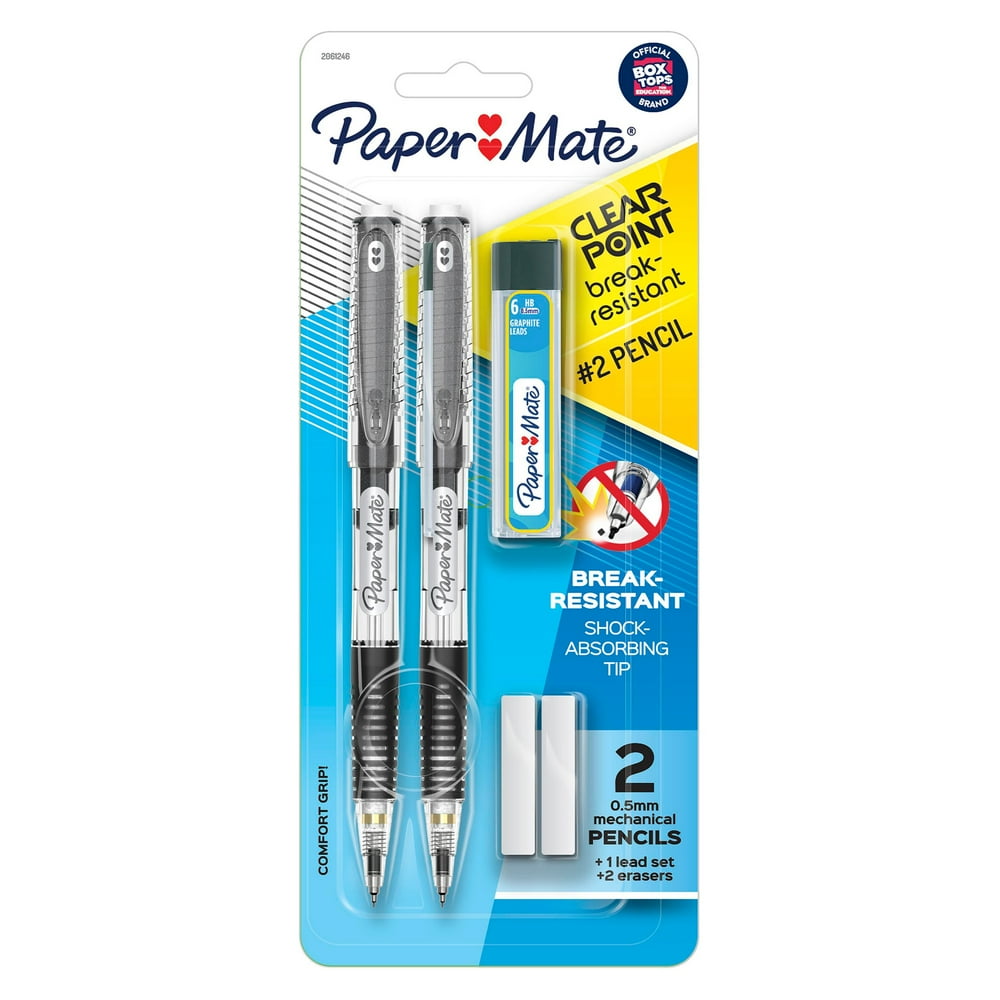 Paper Mate® Clearpoint® BreakResistant Mechanical Pencils, HB 2 Lead