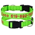 thumbnail image 2 of Didog Custom Personalized Dog Collar Embroidered Pet ID Name Number Reflective Nylon, 2 of 6