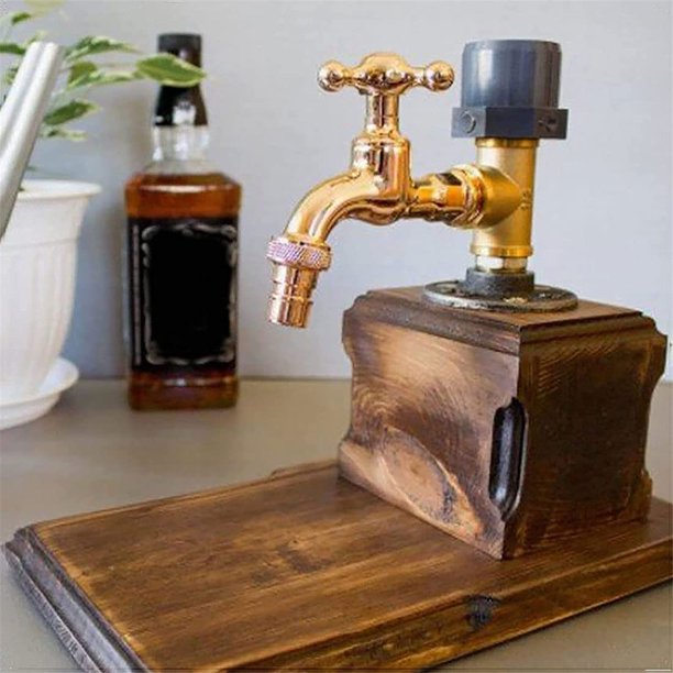 Whiskey Liquor Dispenser Father S Day Faucet Shape Alcohol Wood Bottles Shot For Home Bar Party Dinner Single Com - Diy Liquor Dispenser Wood Whiskey Liquor Dispenser Father S Day Faucet Shape Alcohol Wood Bottles Shot For Home Bar Party Dinner Single Com - Diy Liquor Dispenser Wood