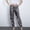 Gray, variant on Women's Juniors Trouser Pant,Women's Summer Casual Sports Street Hip-Hop Party Sparkly Fancy Pants Blue XL