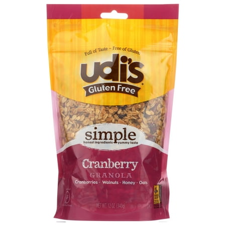 Udi'S Granola, Granola Cranberry, Bag, 12 Oz.