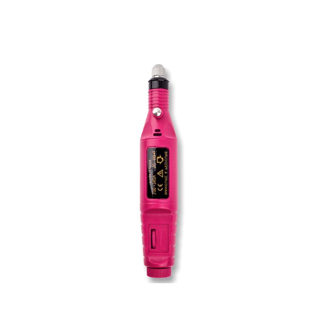 Soidarity Amoladora de uñas de salón, herramienta de lijado y pulido eléctrico portátil para mujeres y hombres, lijadora de Gel para pedicura Cuidado de uñas Rosa roja Enchufe de la UE