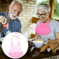 thumbnail image 1 of KONTONTY 1Pc Eating Bib Adults Practical Waterproof Silicone Bib Shape Design, 1 of 6