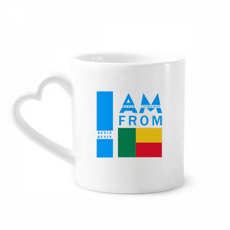 

I Am From Benin Art Deco Fashion Mug Coffee Cerac Drinkware Glass Heart Cup