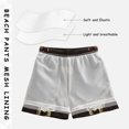 thumbnail image 3 of FORMRS Boys Swim Trunks Quick Dry Mesh Liner Boardshorts Sizes XS-XL, Skeleton Stripes, 3 of 7