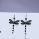 thumbnail image 3 of Pendientes de insecto con borla de diamante multicolor retro Joyas de oreja larga para mujer Wmkox8yi  sjalhkljlk4087, 3 of 8