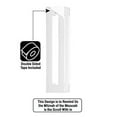thumbnail image 5 of A&S Mezuzot Clear Mezuzah Case in Acrylic-Lucite Design Waterproof Judiaca Gifts Modern Home Prosperity Decor (Black, 6 Inches), 5 of 6
